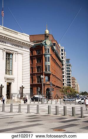 Low angle view of buildings, Washington DC, USA View Large Photo Image Stock Photo - Low angle view of buildings, Washington DC, USA. Fotosearch