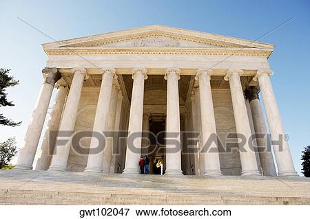 Low angle view of the Thomas Jefferson Memorial, Washington DC, USA View Large Photo Image Stock Photo - Low angle view of the Thomas Jefferson Memorial, Washington DC, USA. Fotosearch