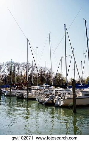 Sailboats docked in the Potomac River, Washington DC, USA View Large Photo Image Stock Image - Sailboats docked in the Potomac River, Washington DC, USA. Fotosearch