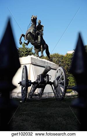 Statue of a man on a horse, Washington DC, USA View Large Photo Image Stock Image - Statue of a man on a horse, Washington DC, USA. Fotosearch