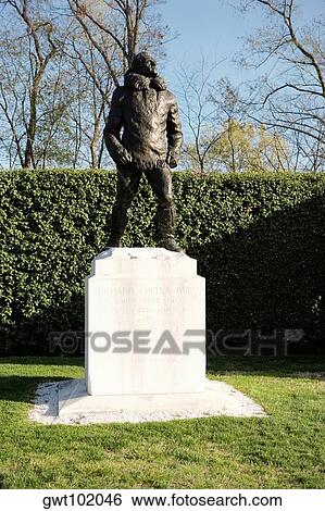 Statue of Admiral Richard Evelyn Byrd, Arlington National Cemetery, Arlington, Virginia, USA View Large Photo Image Stock Photograph - Statue of Admiral Richard Evelyn Byrd, Arlington National Cemetery, Arlington, Virginia, USA. Fotosearch