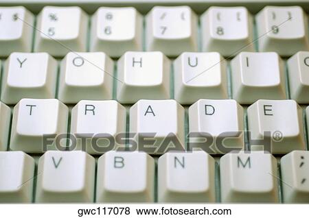 Stock Photo - Close-up of a computer keyboard. Fotosearch