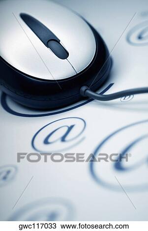 Stock Image - Close-up of a computer mouse. Fotosearch
