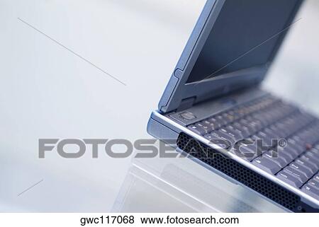Close-up of a laptop View Large Photo Image Stock Photo - Close-up of a laptop. Fotosearch