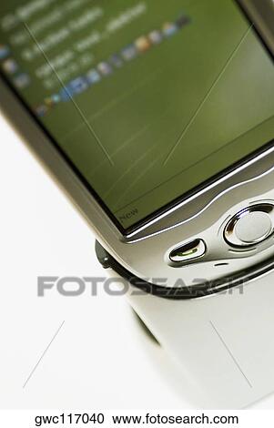 Stock Image - Close-up of a personal data assistant. Fotosearch