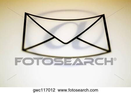 Close-up of an 'at' symbol on an envelope symbol View Large Photo Image Stock Image - Close-up of an 'at' symbol on an envelope symbol. Fotosearch