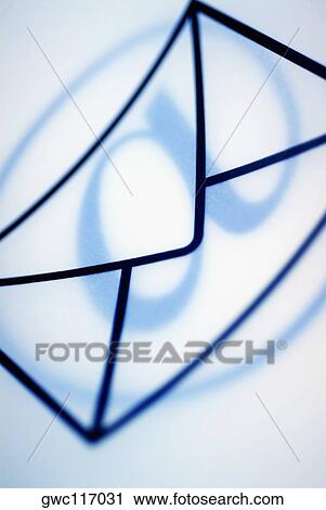 Close-up of an 'at' symbol on an envelope symbol View Large Photo Image Stock Image - Close-up of an 'at' symbol on an envelope symbol. Fotosearch