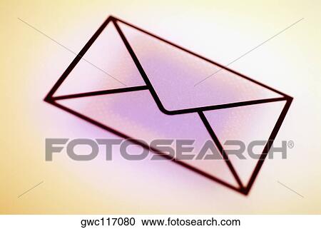 Close-up of an envelope symbol View Large Photo Image Stock Image - Close-up of an envelope symbol. Fotosearch