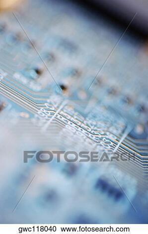 Close-up of a circuit board View Large Photo Image Stock Image - Close-up of a circuit board. Fotosearch
