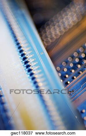 Stock Photo - Close-up of a circuit board. Fotosearch
