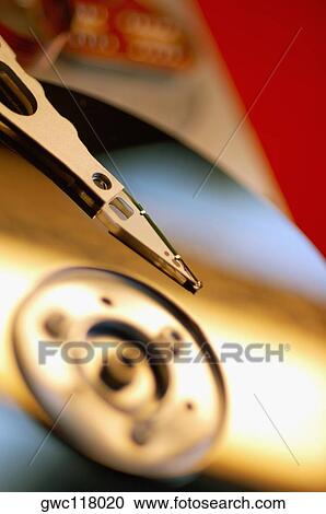 Close-up of a computer hard drive View Large Photo Image Stock Image - Close-up of a computer hard drive. Fotosearch