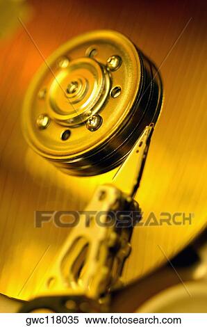 Close-up of a computer hard drive View Large Photo Image Stock Photography - Close-up of a computer hard drive. Fotosearch