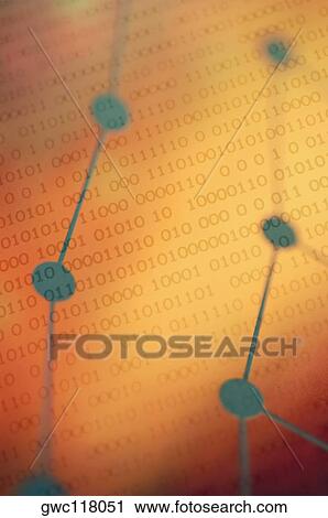 Stock Image - Close-up of binary code. Fotosearch
