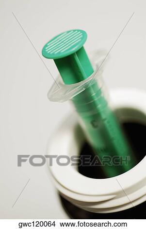 Picture - Close-up of a syringe. Fotosearch