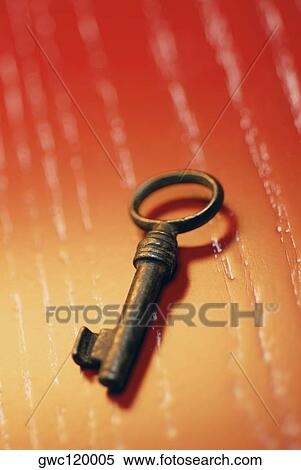 Close-up of an antique key View Large Photo Image Stock Photography - Close-up of an antique key. Fotosearch