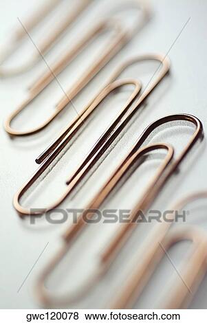 Close-up of five paper clips View Large Photo Image Stock Photo - Close-up of five paper clips. Fotosearch