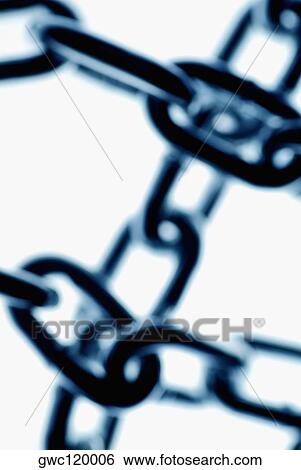 Close-up of links of a chain View Large Photo Image Stock Photograph - Close-up of links of a chain. Fotosearch
