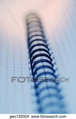 Close-up of a spiral notebook View Large Photo Image Picture - Close-up of a spiral notebook. Fotosearch