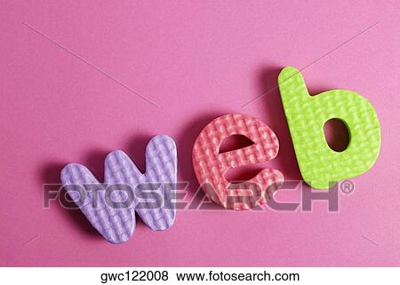 Close-up of alphabets spelling the word web View Large Photo Image Stock Photo - Close-up of alphabets spelling the word web. Fotosearch