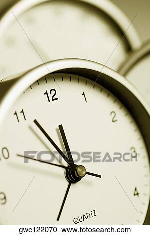 Close-up of an alarm clock View Large Photo Image Stock Image - Close-up of an alarm clock. Fotosearch
