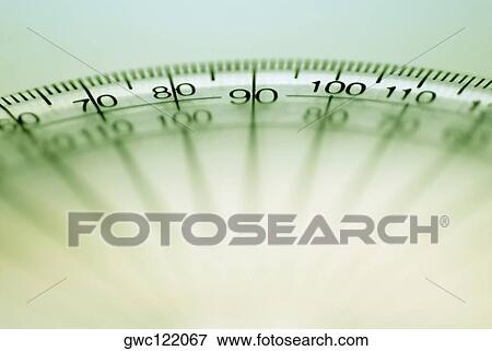 Close-up of numbers on a protractor View Large Photo Image Stock Photo - Close-up of numbers on a protractor. Fotosearch