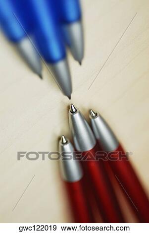 Stock Photo - Close-up of pens. Fotosearch
