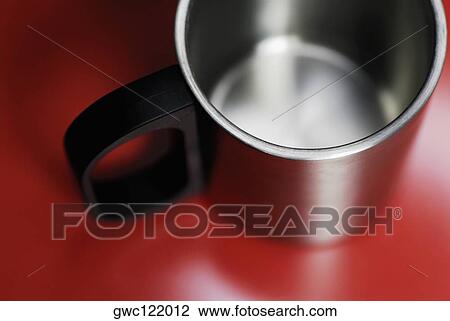 High angle view of a mug View Large Photo Image Stock Image - High angle view of a mug. Fotosearch