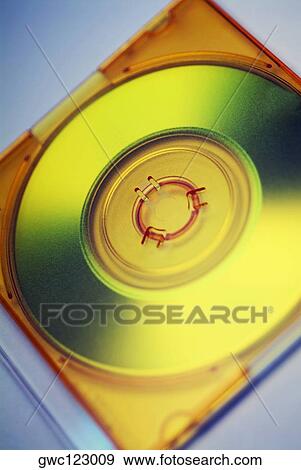 Stock Photo - Close-up of a CD in a CD case. Fotosearch