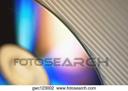 Stock Image - Close-up of a CD. Fotosearch