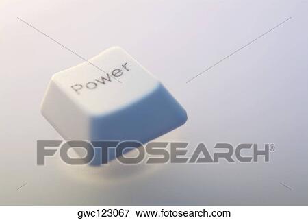 Stock Photo - Close-up of a computer key. Fotosearch