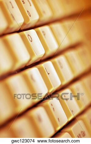 Picture - Close-up of a computer keyboard. Fotosearch