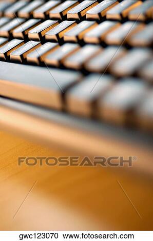 Stock Image - Close-up of a computer keyboard. Fotosearch