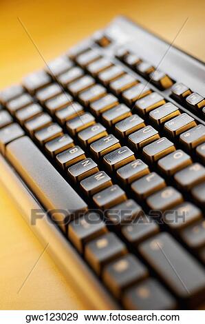 Stock Photo - Close-up of a computer keyboard. Fotosearch
