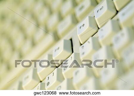 Close-up of a computer keyboard View Large Photo Image Stock Photo - Close-up of a computer keyboard. Fotosearch