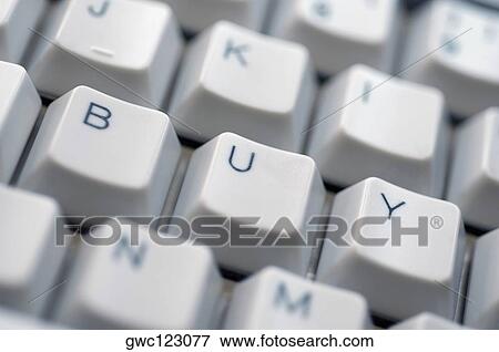 Stock Photo - Close-up of a computer keyboard. Fotosearch