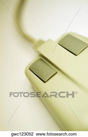 Stock Image - Close-up of a computer mouse. Fotosearch