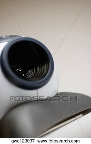 Close-up of a video conference camera View Large Photo Image Stock Photo - Close-up of a video conference camera. Fotosearch
