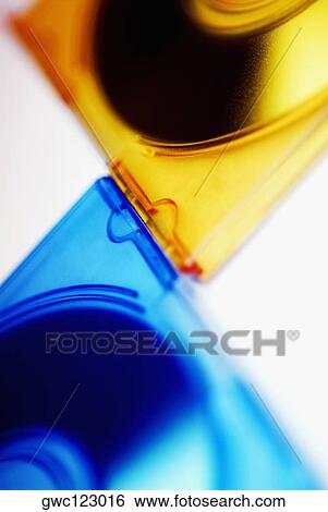 Close-up of two CD cases View Large Photo Image Stock Photograph - Close-up of two CD cases. Fotosearch