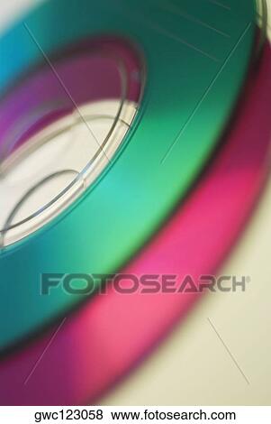 Close-up of two CD's View Large Photo Image Stock Photo - Close-up of two CD's. Fotosearch
