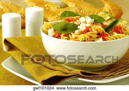 Close-up of a bowl of pasta View Large Photo Image Picture - Close-up of a bowl of pasta. Fotosearch