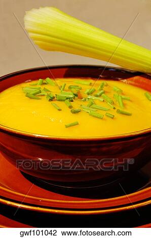 Close-up of a bowl of vegetable soup View Large Photo Image Stock Image - Close-up of a bowl of vegetable soup. Fotosearch