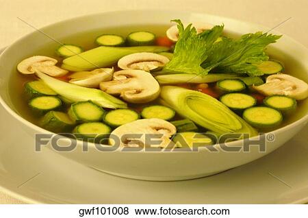 Stock Photo - High angle view of vegetables in a bowl. Fotosearch