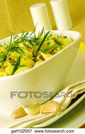 Stock Photo - Close-up of a bowl of pasta. Fotosearch