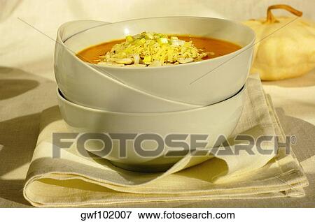 Close-up of a bowl of vegetable soup View Large Photo Image Stock Photo - Close-up of a bowl of vegetable soup. Fotosearch
