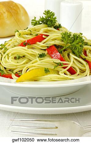 Close-up of a plate of noodles View Large Photo Image Stock Image - Close-up of a plate of noodles. Fotosearch