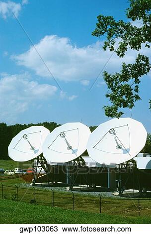 Satellite dish on a landscape, Maryland, USA View Large Photo Image Stock Image - Satellite dish on a landscape, Maryland, USA. Fotosearch