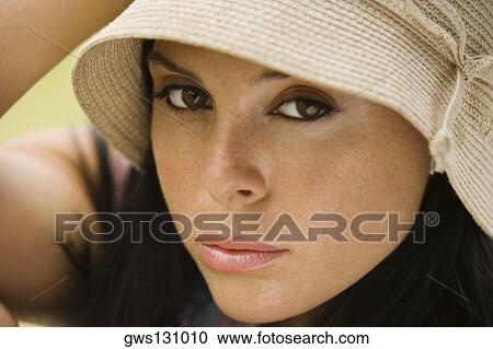 Portrait of a young woman thinking View Large Photo Image Stock Image - Portrait of a young woman thinking. Fotosearch