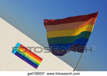 Low angle view of a flag fluttering, Miami, Florida, USA View Large Photo Image Stock Photo - Low angle view of a flag fluttering, Miami, Florida, USA. Fotosearch