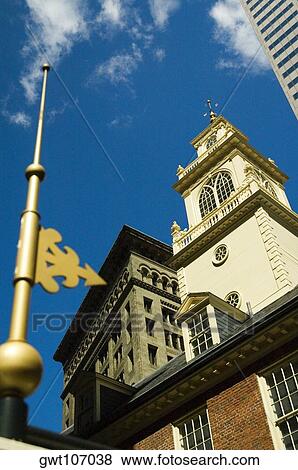 Stock Photo - Low angle view of buildings, Boston, Massachusetts, USA. Fotosearch