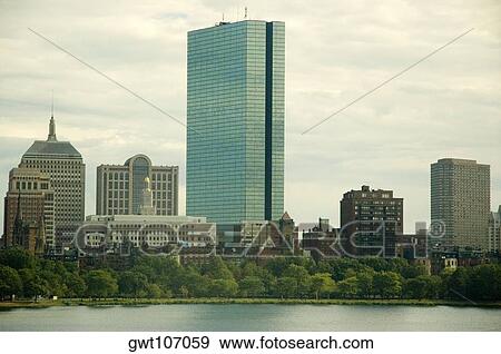 Skyscrapers at the waterfront, Boston, Massachusetts, USA View Large Photo Image Stock Photo - Skyscrapers at the waterfront, Boston, Massachusetts, USA. Fotosearch